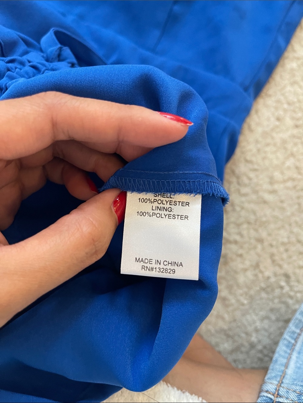 Superdown Blue Ruched Mini Dress
Size small - Picture 5 of 6